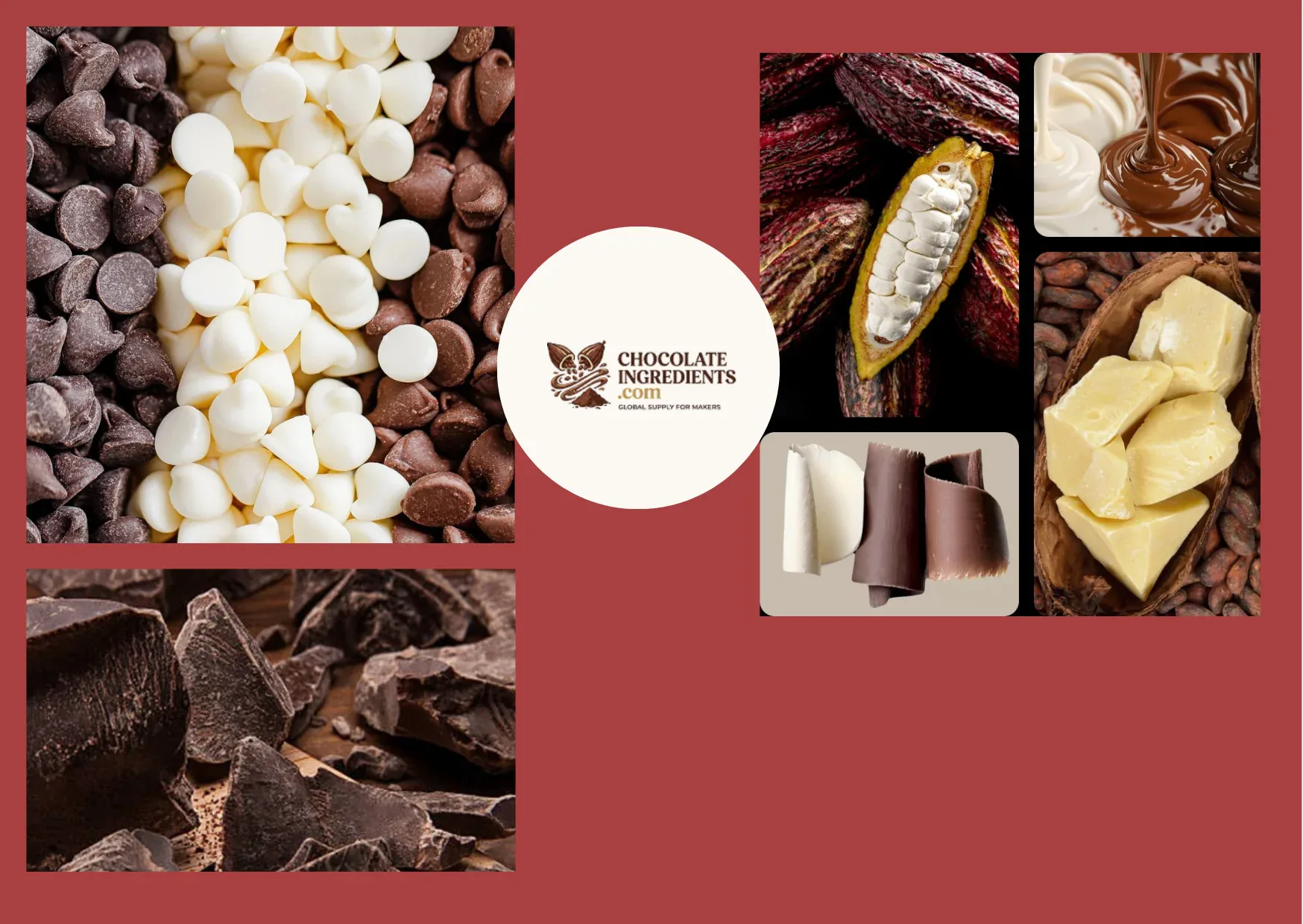 Premium Food Grade Chocolate Ingredients for Chocolatiers and Bakeries Premium Food Grade Chocolate Ingredients for Chocolatiers and Bakeries